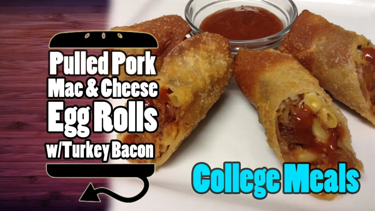 Pulled Pork Mac & Cheese Egg Rolls Recipe
