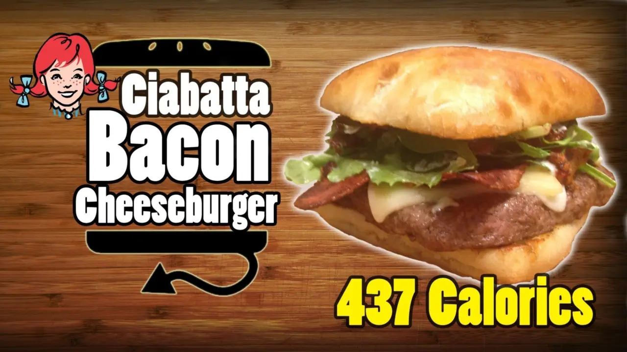 Wendy’s Ciabatta Bacon Cheeseburger