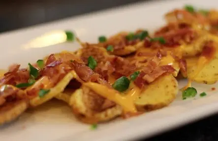 Microwaved Loaded Potato Chips