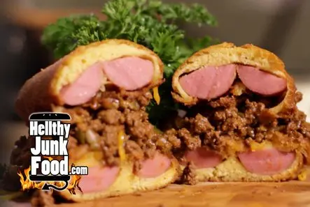Corn Dog Bun Sloppy Joe