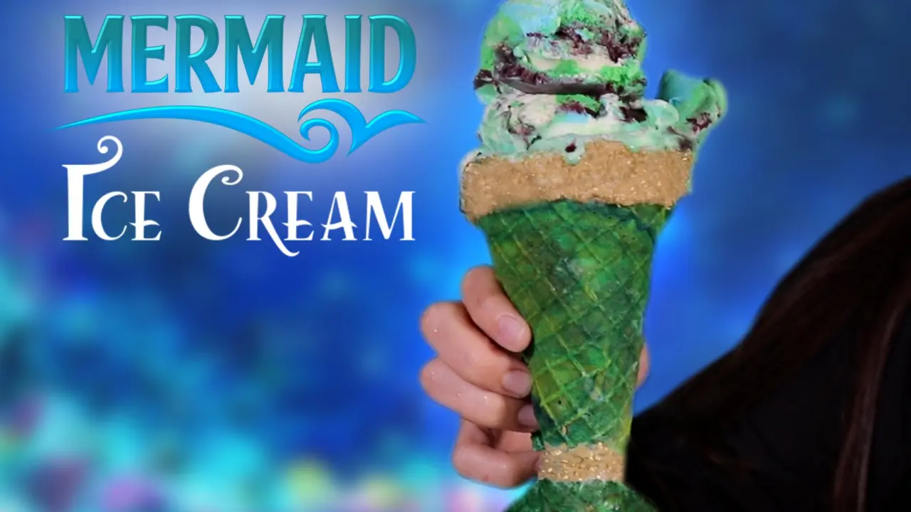 MERMAID ICE CREAM!!