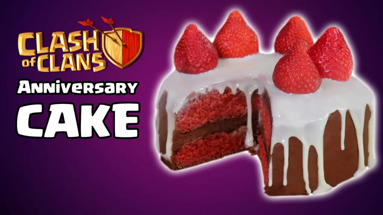 DIY CLASH OF CLANS CAKE