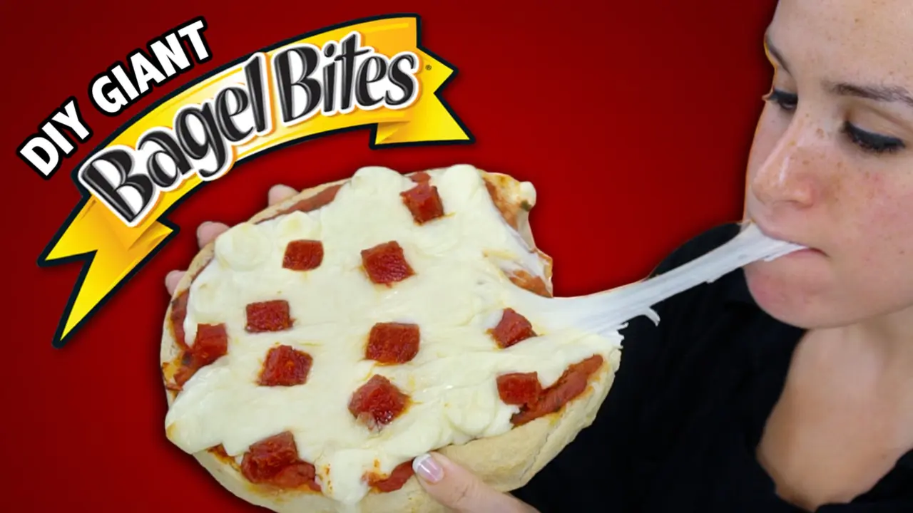 DIY GIANT BAGEL BITES