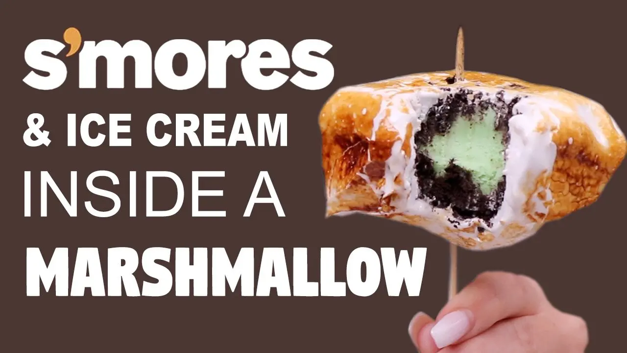ICE CREAM INSIDE A MARSHMALLOW