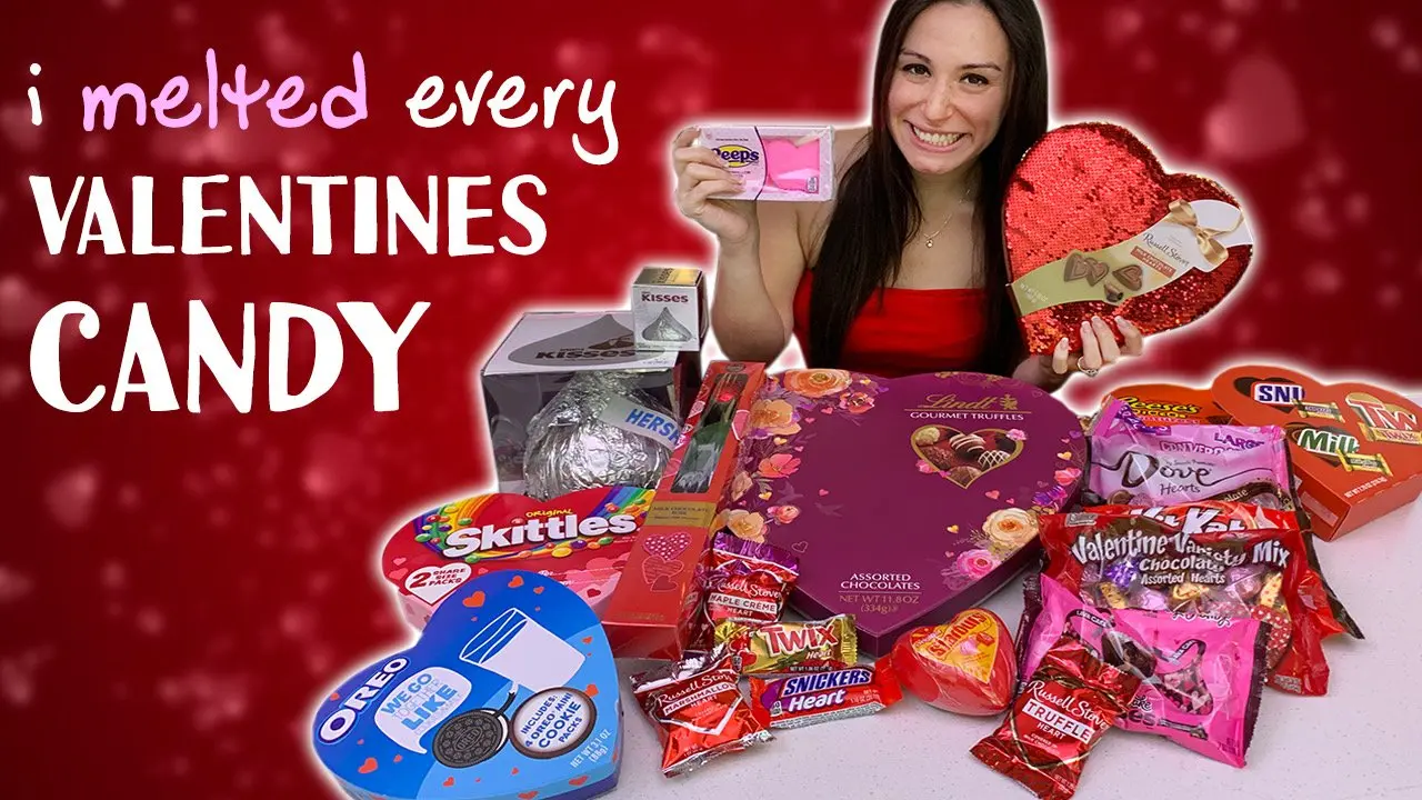 MELTING ALL THE VALENTINES DAY CANDY