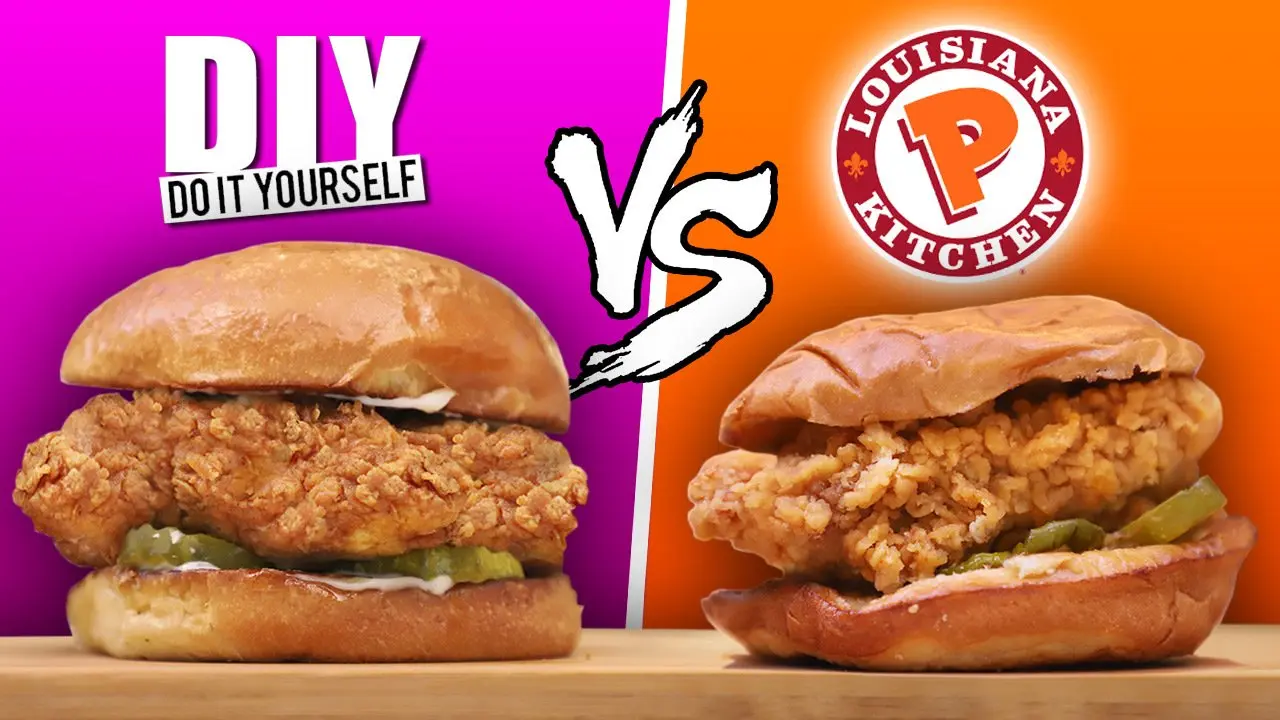 DIY POPEYES CHICKEN SANDWICH FT. SPICY