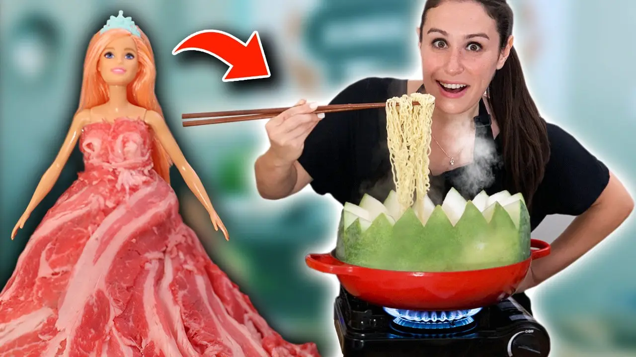 MEAT DRESS BARBIE MELON HOT POT // VERSUS