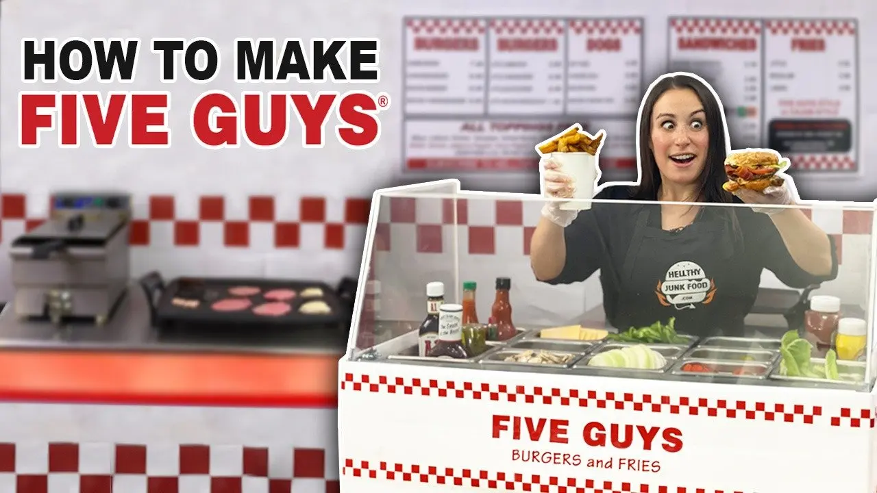 WE MADE OUR OWN POP UP FIVE GUYS 🍔🍟
