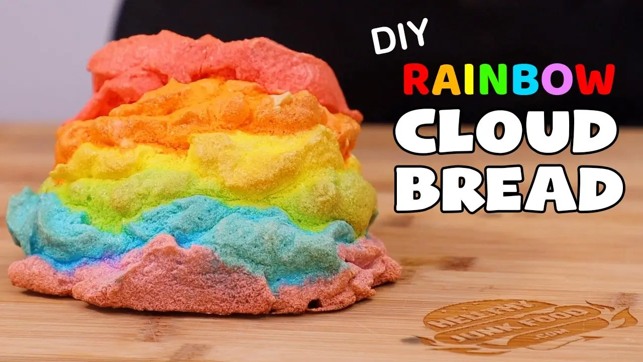 DIY Rainbow🌈 Cloud Bread ☁️ 🍞
