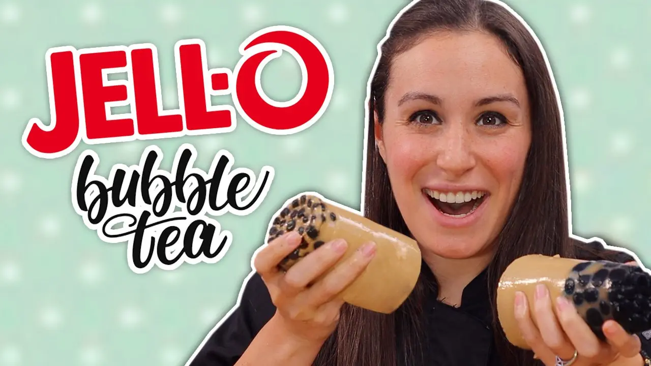 DIY Jello Boba Tea