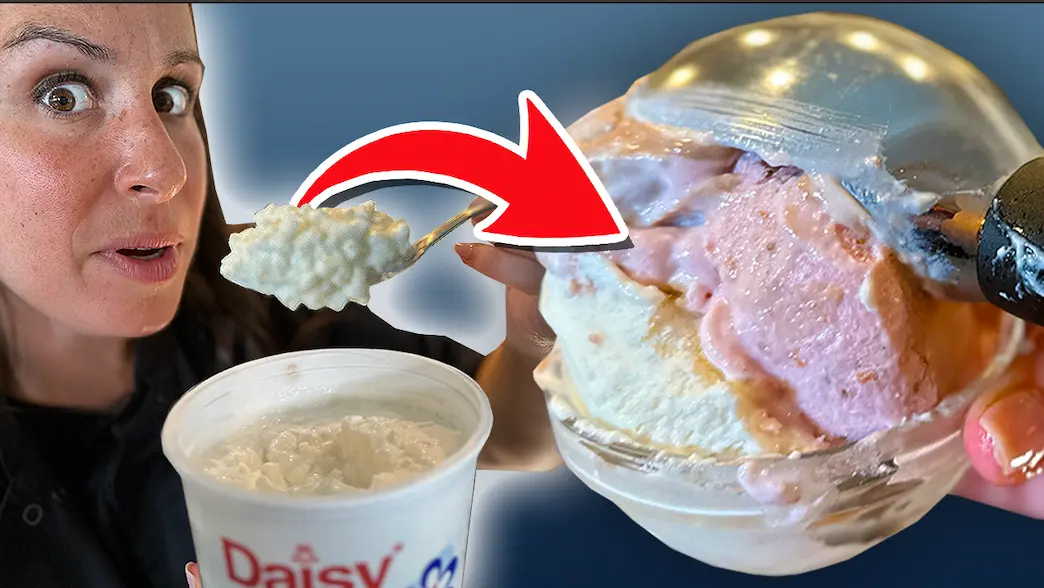 Testing Tiktoks Viral Cottage Cheese Ice Cream Recipe
