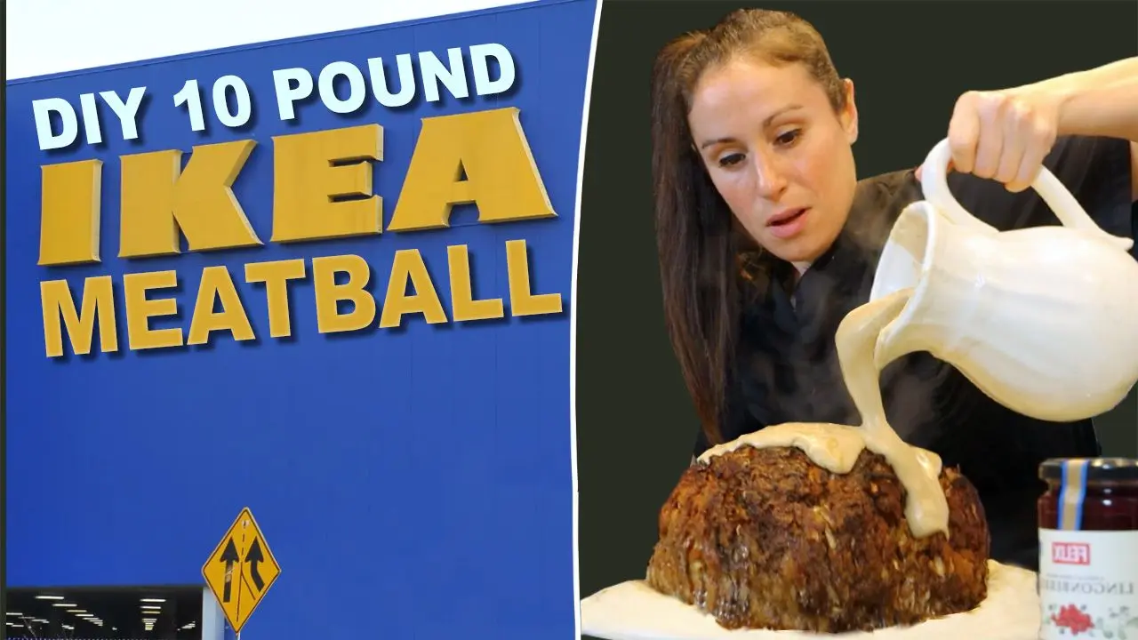 DIY 10 LB Turkey Sized IKEA Meatball