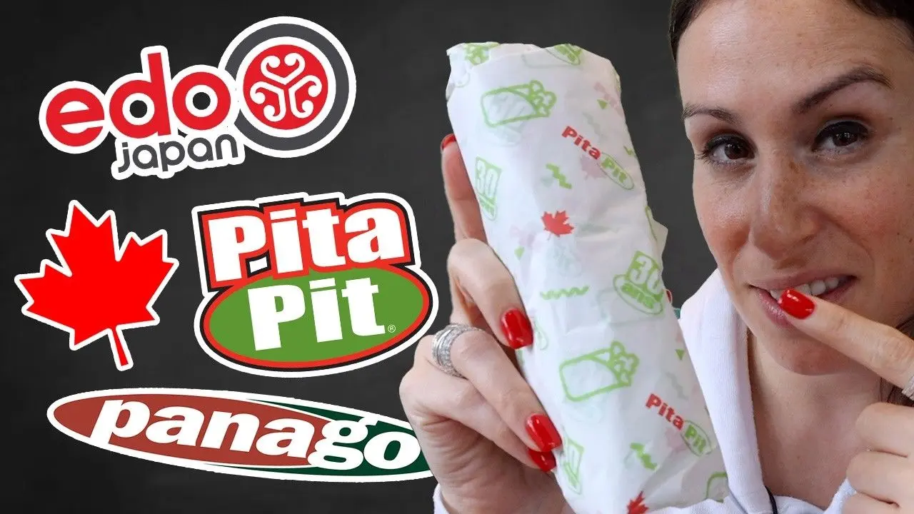 American Tries Canadian Chains Feat. Pita Pit, Edo Japan & Panago Pizza